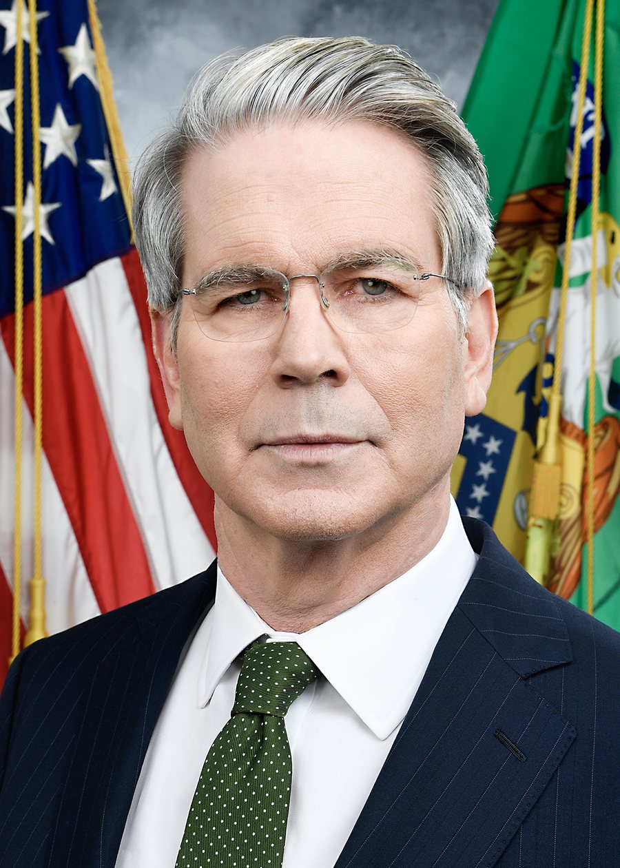 Official portrait of Scott Bessent, Secretary of the Treasury